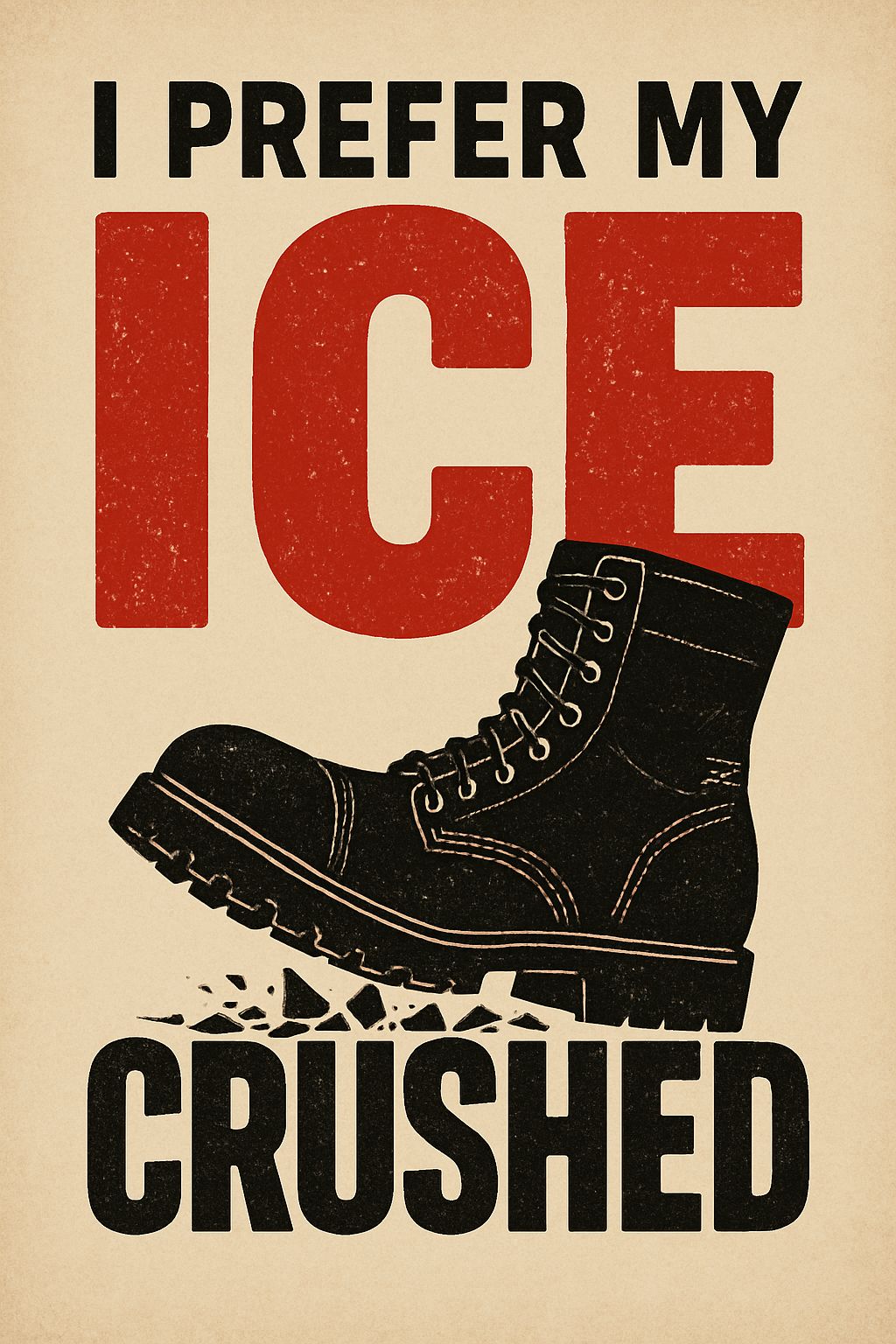 i prefer my ICE crushed